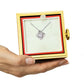 LOVE KNOT NECKLACE WITH ROSE GIFT BOX