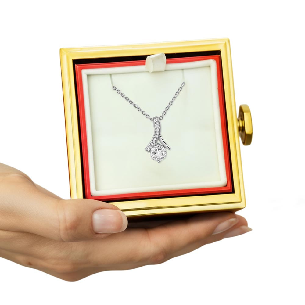 Necklace with Rose Gift Box