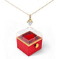 Necklace with Rose Gift Box