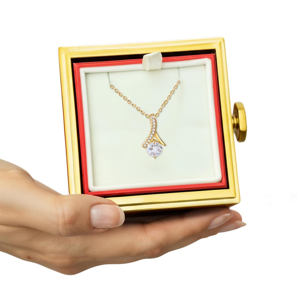 Necklace with Rose Gift Box