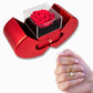 HEART NECKLACE WITH ROSE BOX